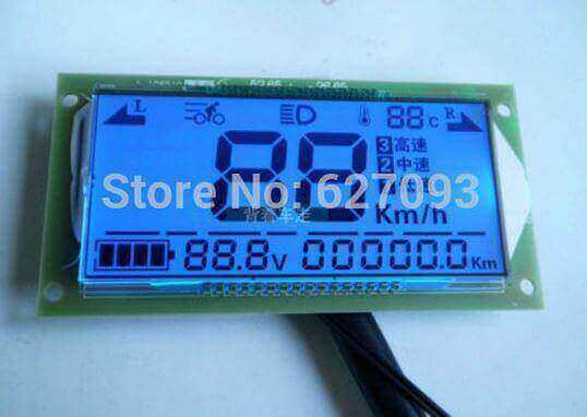Многофункциональный вольтметр термометр спидометр для  64 В 80 В
