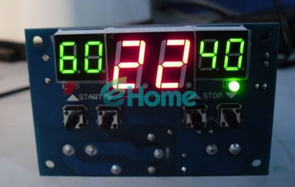 Цифровой интеллектуальный термостат  с питанием от 9 до 15 вольт LED