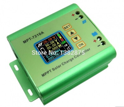 LCD MPPT Solar Regulator Charge Controller 24/36/48/60/72V 10A DC-DC Boost E#TN