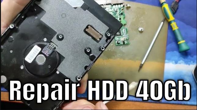 Repair HDD 2004  40Gb — Chemical cleaning to new condition